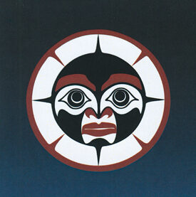 Hand-pulled silskscreen, Haida Moon